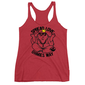 Spread Love - Ohmies Logo - Women's Racerback Tank